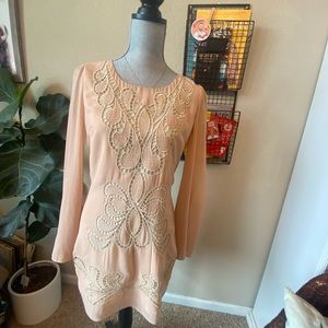 ark& co bell sleeve mini dress